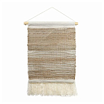 Панно из шерсти и хлопка с узором Beige Calista Cascade варинант исполнения - 2 | Loft Concept в Рязани