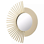 Зеркало-солнце круглое с золотистыми лучами SunMoon  варинант исполнения - 1 | Loft Concept в Рязани
