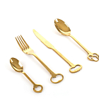 Набор столовых приборов Seletti Keytlery Gold set of 6 варинант исполнения - 1 | Loft Concept в Рязани