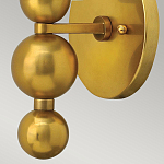 Бра с белым матовым стеклянным плафоном и тремя декоративными шарами Hinkley варинант исполнения - 8 | Loft Concept в Рязани