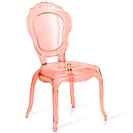 Прозрачный стул розовый LOUIS GHOST CHAIR Pink варинант исполнения - 1 | Loft Concept в Рязани