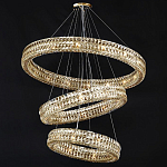 Хрустальная Люстра Элизабет из трех колец Золото  варинант исполнения - 1 | Loft Concept в Рязани