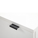 Тумба прикроватная белая с ящиками Strict Lines варинант исполнения - 4 | Loft Concept в Рязани