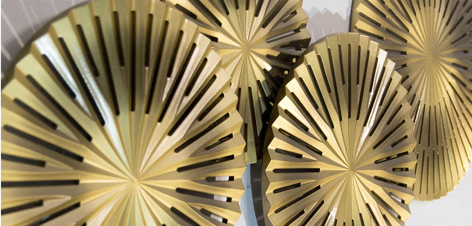 Арт-объект Apollo Brown and Gold Wall Plaque Disc gap 4 Арт-объект Apollo Brown and Gold Wall Plaque Disc gap 4 - Loft-Concept в Рязани