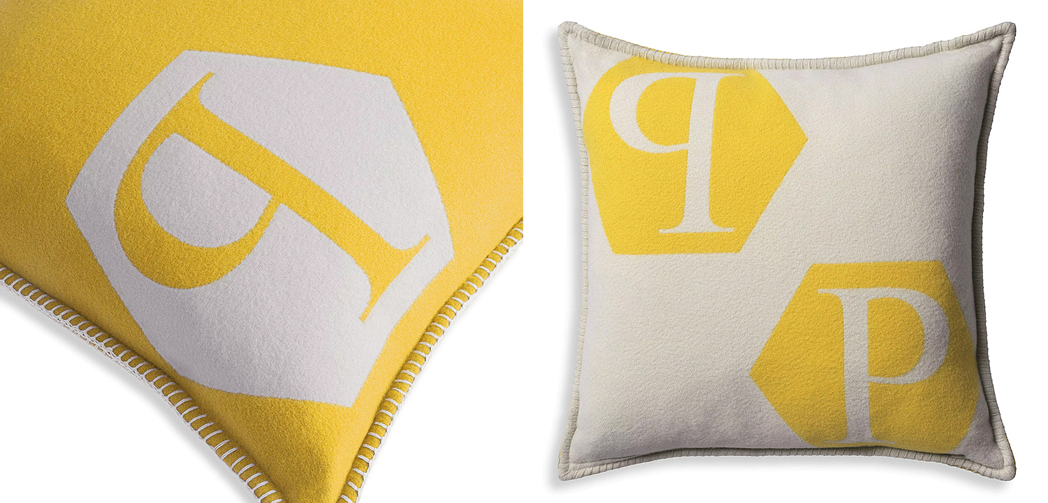 Подушка Philipp Plein Cushion Cashmere PP Logo 65 x 65 Yellow Подушка Philipp Plein Cushion Cashmere PP Logo 65 x 65 Yellow - Loft-Concept в Рязани