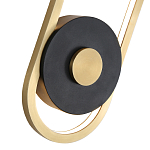 Бра с овальной рамой цвета латунь Midnight Orbit варинант исполнения - 2 | Loft Concept в Рязани