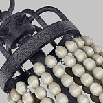 Люстра с 6-ю лампами и кремовыми деревянными бусинами Feiss варинант исполнения - 6 | Loft Concept в Рязани