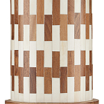 Настольная лампа с узором вдоль колоннообразного основания Brick Surface варинант исполнения - 1 | Loft Concept в Рязани