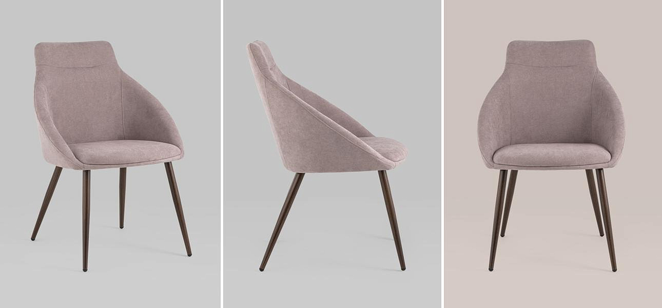 Стул Queenie Chair Пыльно-Розовый Цвет Стул Queenie Chair Пыльно-Розовый Цвет - Loft-Concept в Рязани