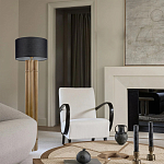 Настольная лампа с металлиеским черным трубчатым основанием Fulgurite варинант исполнения - 4 | Loft Concept в Рязани