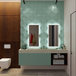 Гипсовая 3D панель с принтографией PM-24 варинант исполнения - 1 | Loft Concept в Рязани