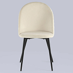 Мягкий стул в бежевом велюре Miruna Chair варинант исполнения - 3 | Loft Concept в Рязани