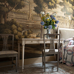 Обои ручная роспись Monuments of Paris Roberts on antique scenic Xuan paper варинант исполнения - 2 | Loft Concept в Рязани