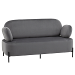 Диван в велюровой обивке серого цвета COLOR BLOCK варинант исполнения - 1 | Loft Concept в Рязани