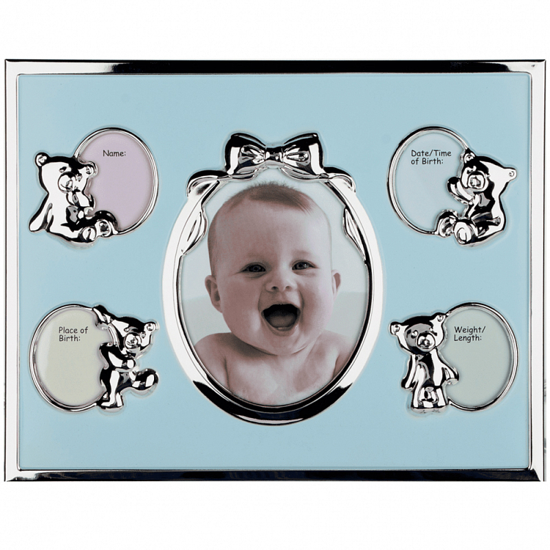 Фоторамка детская Childhood Corner Sun 5 фото Серебристый Голубой Розовый Фоторамка детская Childhood Corner Sun 5 фото Серебристый Голубой Розовый в Рязани | Loft Concept