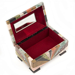 Шкатулка из натурального камня змеевик Stone Casket варинант исполнения - 3 | Loft Concept в Рязани