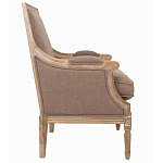 Кресло William Classical Armchair brown flax варинант исполнения - 1 | Loft Concept в Рязани