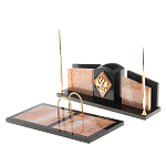 Настольный письменный набор из розового мрамора Marble Accessory варинант исполнения - 2 | Loft Concept в Рязани