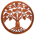 Панно из дерева Osier Panel With Trees варинант исполнения - 1 | Loft Concept в Рязани