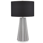 Настольная лампа с черно-белым узором Wavy Stripes варинант исполнения - 2 | Loft Concept в Рязани