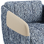 Дизайнерское Кресло William с кожаными подлокотниками  варинант исполнения - 3 | Loft Concept в Рязани