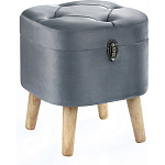 Пуф Leather with a snap варинант исполнения - 1 | Loft Concept в Рязани