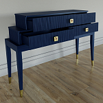 Премиальная Консоль с тремя ящиками Elsa Dreams Blue варинант исполнения - 2 | Loft Concept в Рязани