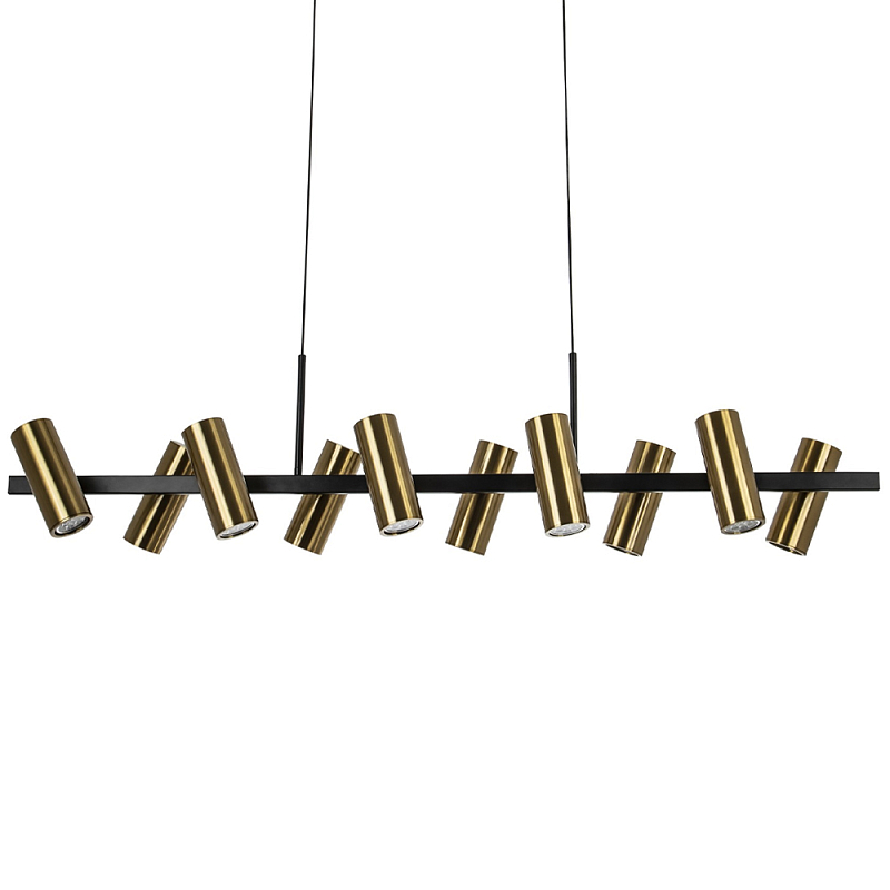 Линейный светильник Daviau Linear Light 10 Латунь Черный Линейный светильник Daviau Linear Light 10 Латунь Черный в Рязани | Loft Concept