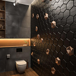 Гипсовая 3D панель с принтографией PM-41 варинант исполнения - 2 | Loft Concept в Рязани