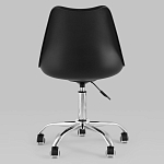 Офисный стул на металлическом основании EGGERY Black варинант исполнения - 4 | Loft Concept в Рязани