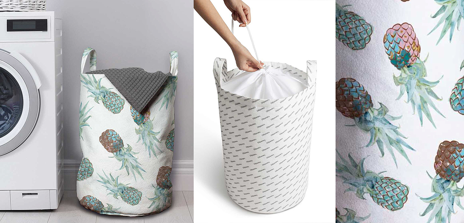 Корзина Pineapple Pattern Basket Корзина Pineapple Pattern Basket - Loft-Concept в Рязани