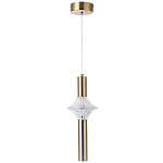 Подвесной светильник Toussaint Metal Tube Brass Hanging Lamp варинант исполнения - 2 | Loft Concept в Рязани