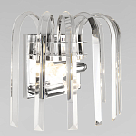 Бра цвета никель с изогнутыми хрустальными элементами Radiant Ribbons варинант исполнения - 4 | Loft Concept в Рязани