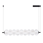 Светодиодный подвесной светильник линейный с белым воздушным плафоном Glowing Cloud варинант исполнения - 2 | Loft Concept в Рязани