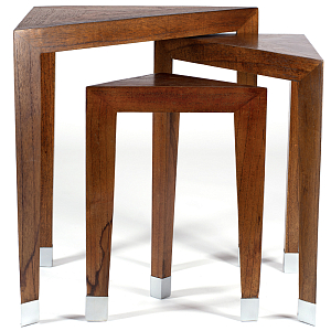 Комплект столиков Theodore Alexander Nest of Tables Triangulate