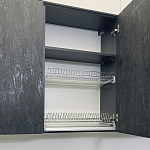 Угловой кухонный гарнитур Жемчужный белый Серый Clarke Kitchen Set White Grey варинант исполнения - 10 | Loft Concept в Рязани