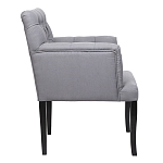 Кресло Addison Chic Armchair grey flax варинант исполнения - 2 | Loft Concept в Рязани