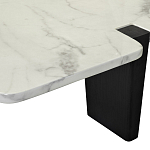 Стол журнальный низкий с фигурной столешницей Threshold варинант исполнения - 4 | Loft Concept в Рязани