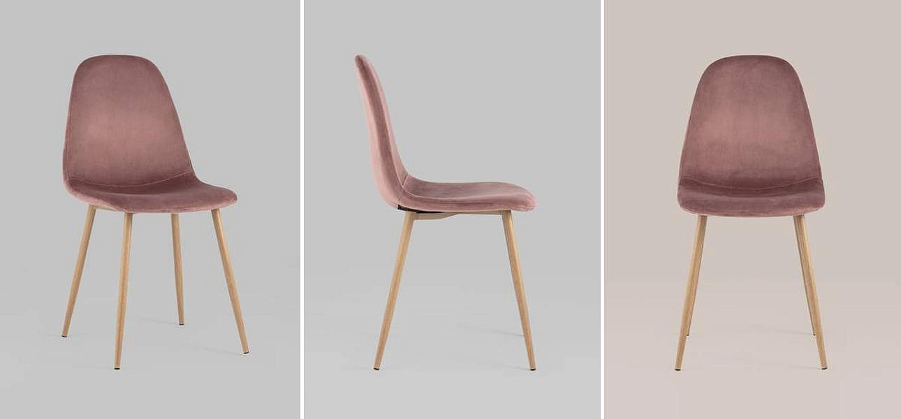 Стул Archie Chair Пыльно-Розовый Цвет Стул Archie Chair Пыльно-Розовый Цвет - Loft-Concept в Рязани