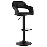 Барный стул черного цвета Strohach варинант исполнения - 1 | Loft Concept в Рязани