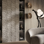 Гипсовая 3D панель с принтографией PM-37 варинант исполнения - 1 | Loft Concept в Рязани