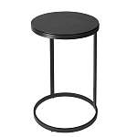 Кофейный столик круглый чёрный Compact Loft варинант исполнения - 2 | Loft Concept в Рязани