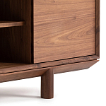 ТВ-тумба из массива ореха Robinett Wooden TV Stand варинант исполнения - 5 | Loft Concept в Рязани