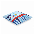 Подушка декоративная из хлопка по мотивам нанайских орнаментов Ural and Siberian Patterns варинант исполнения - 1 | Loft Concept в Рязани