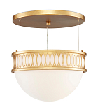 Подвесной светильник с фактурным золотым каркасом Exceptional Classic Design варинант исполнения - 3 | Loft Concept в Рязани