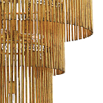 Люстра трёхъярусная золотого цвета Metal Tentacles варинант исполнения - 2 | Loft Concept в Рязани