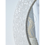 Зеркало круглое инкрустированное раковинами устриц Bone Inlay Dome Mirror White варинант исполнения - 4 | Loft Concept в Рязани