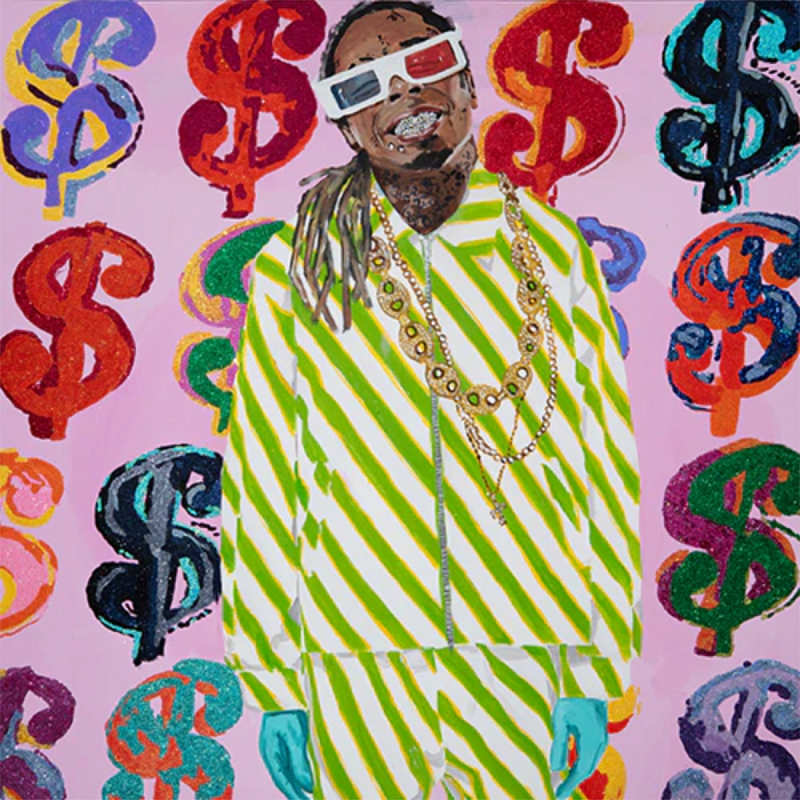 Картина Weezy With the Warhol Dollars Мульти Картина Weezy With the Warhol Dollars Мульти в Рязани | Loft Concept
