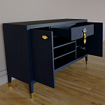 Комод-буфет Elsa Dreams Blue с открытыми полками   варинант исполнения - 6 | Loft Concept в Рязани