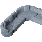 Угловой модульный диван Calypso с поворотным механизмом  варинант исполнения - 8 | Loft Concept в Рязани